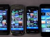 Confronto: Nokia C7-01, C6-01, Samsung Galaxy