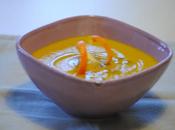 Crema topinambur zucca profumo d'arancia