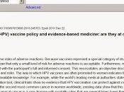 Studio scientifico punta dito sulla mancanza evidenze sperimentali sull'efficacia sicurezza vaccino contro papilloma virus