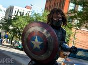 scudo Captain America nelle mani Soldato d'Inverno nuove foto America: Winter Soldier