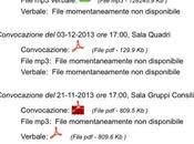 File stranamente spariti sito Comune. Scontro commissione, niente verbale audio