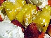 Spiedini ananas ricotta dolce.