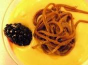 Coppa mascarpone tagliatelline crepes cacao.