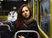 Sotto lente foto triste, bella