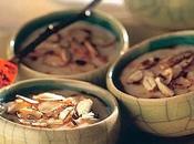 Crema alle mandorle salsa speziata.