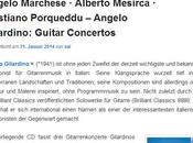 Prima recensione nuovo “Angelo Gilardino Guitar Concertos”