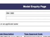 Nokia RM-980 certificato altri paesi