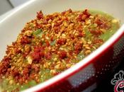 Crema cavolfiori briciole anacardi bresaola: piacere "dolce buttar niente"