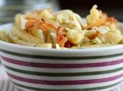 Caserecce finto pesto gambi foglie broccolo, mandorle pancetta croccante