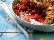 Crumble lamponi rabarbaro.