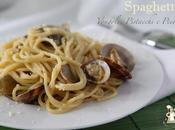 Spaghetti vongole, pesto pistacchi pecorino