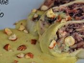 Strucolo salato radicchio Chioggia, speck scamorza affumicata