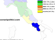 Sondaggio SCENARIPOLITICI gennaio 2014): CAMPANIA, 38,5% (+8,3%), 30,2%, 21,5% primo partito calo, Forza Italia insegue
