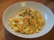 Tagliatelle salmone zucchine