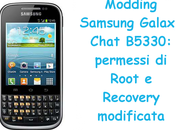 Modding Samsung Galaxy Chat B5330: permessi Root Recovery modificata