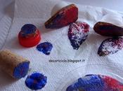 Stampini fatti tappi sughero Pittura stoffa bambini