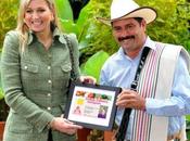 regina d'Olanda incontra Juan Valdez, l'icona simbolo cafeteros colombiani