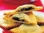 Ravioli cioccolato salsa alle fragole.