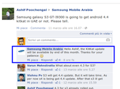 Android 4.4.2 Kitkat Samsung Galaxy entro fine marzo secondo Arabia