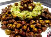Sformatini merluzzo broccoli verde ceci neri allo zafferano: colori inverno agli sgoccioli