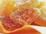 Gelatine pompelmo rosa rosso.