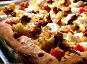 PIZZA CAVOLFIORE, olive taggiasche, pomodori secchi, BURRATA COZZE