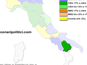 Sondaggio BASILICATA marzo 2014 (SCENARIPOLITICI) 39,5%, 30,8%, 24,5%. (32%) primo partito, Forza Italia sotto