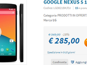 Nexus offerta: 285€ TechMania, 299€ GliStockisti