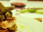 Millefoglie salmone carciofi