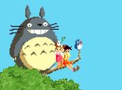 personaggi Miyazaki protagonisti alcune pixel