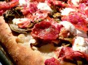 PIZZA ROBIOLA CAPRA, prosciutto arrosto, CARCIOFI salamino piccante