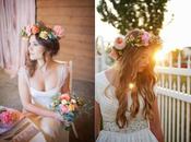 floral crown bride