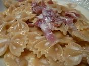 Farfalle squacquerone speck profumate tartufo