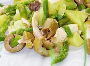 Insalata calamari asparagi selvatici