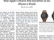 Articolo: Apple’s iWatch Will Sell Better iPhone World