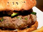 BURGER manzo maiale zucchine grigliate GUANCIALE