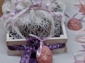 Cuori lavanda pizzo.