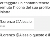 Come taggare amico conversazione Google Hangouts