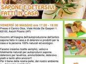 Autoproduzione: sapone detersivi fatti casa Incontro Centro OLOS