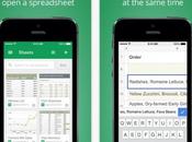 Google Sheets disponibile Play