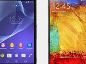 Samsung Galaxy Note Sony Xperia video confronto italiano