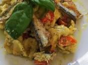 Orecchiette alici pesto mandorle melanzane