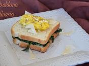 Croque madame agli spinaci