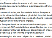 Messaggio Alexis Tsipras tutte tutti coloro hanno contribuito successo dell'Altra Europa
