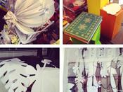 Modern Jungle Letters: store windows from Visual students Polimoda