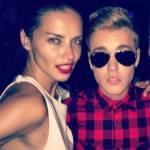 Justin Bieber Adriana Lima, “notte passione Cannes”