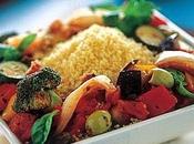 Cuscus corona verdure.
