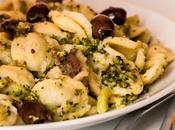 Orecchiette broccoli ,acciughe olive ascolane