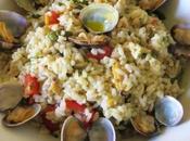 Insalata tiepida riso, sugarello vongole veraci