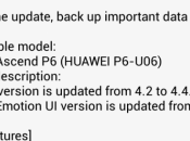 Huawei Ascend iniziato roll dell’aggiornamento ufficiale Android 4.4.2 Kitkat